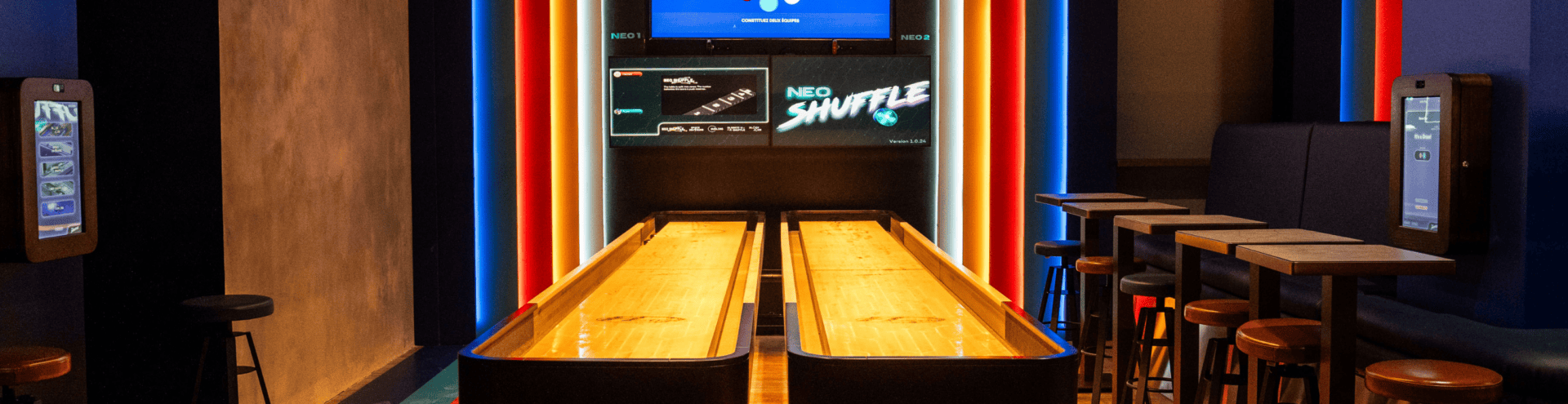 Neo shuffle tables électroniquers shuffle shuffleboard